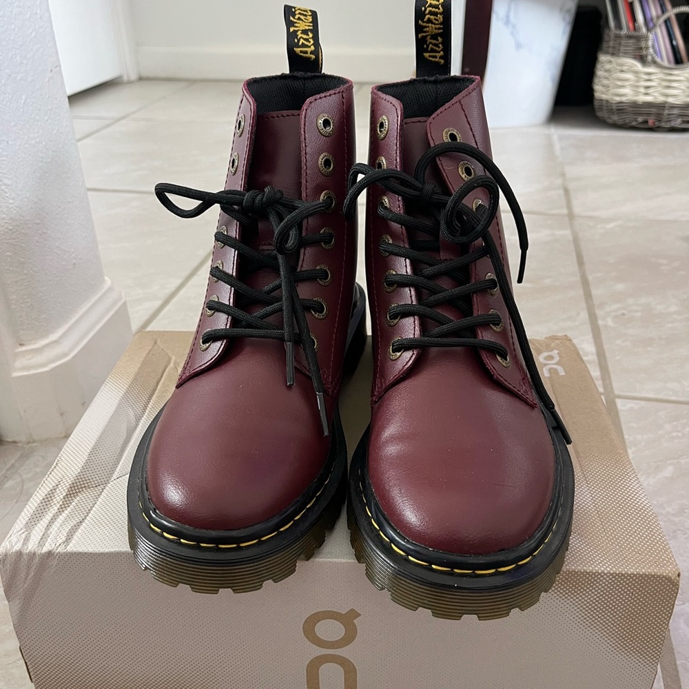 Dr. Martens Women's Burgundy Boots